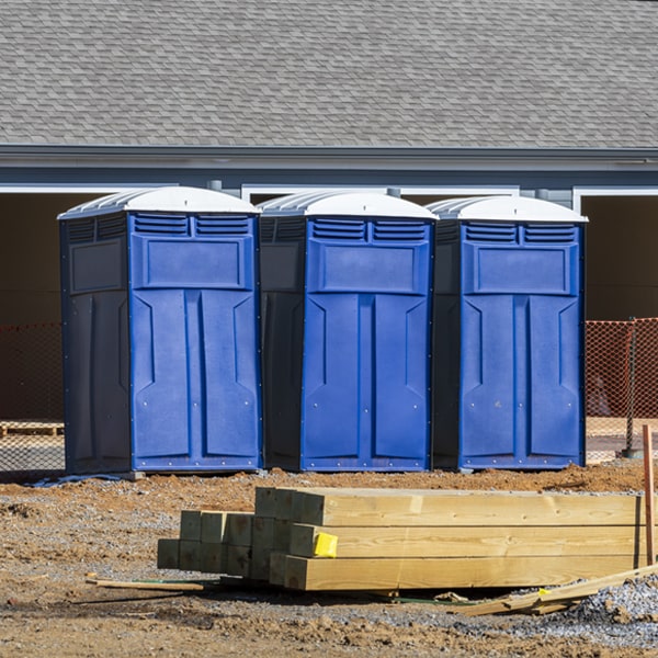 what is the expected delivery and pickup timeframe for the portable toilets in Walbridge OH